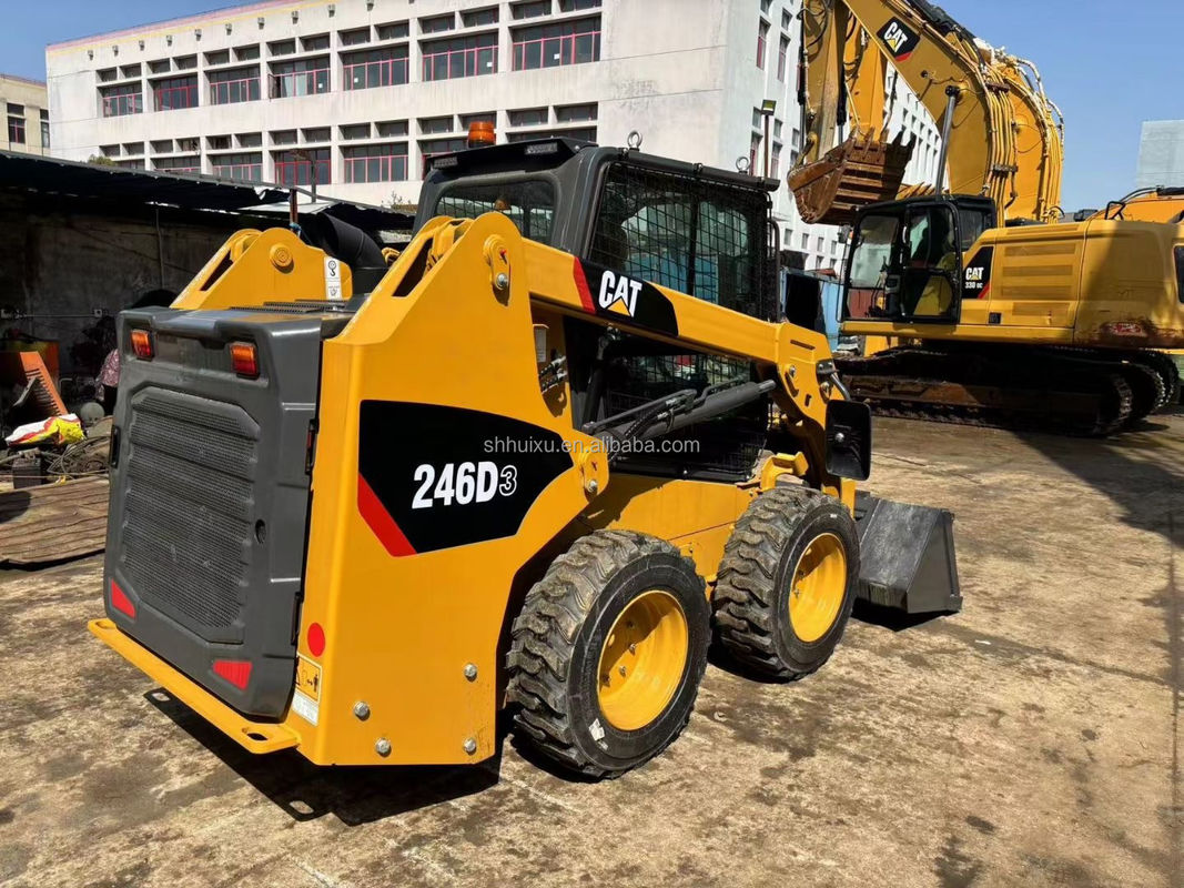 Caterpillar 246D Skid Steer Digunakan Cat 246C Skid Steer Loader Mesin Cat Loader