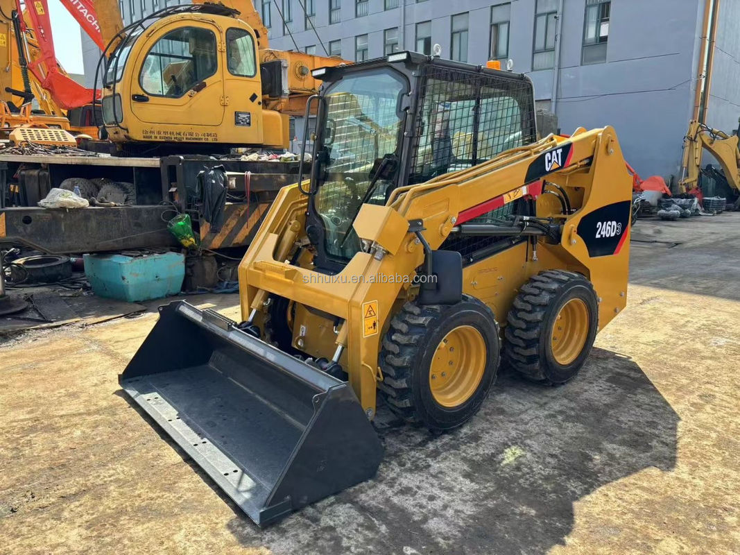 Caterpillar 246D Skid Steer Digunakan Cat 246C Skid Steer Loader Mesin Cat Loader