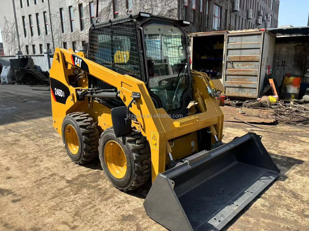 Caterpillar 246D Skid Steer Digunakan Cat 246C Skid Steer Loader Mesin Cat Loader