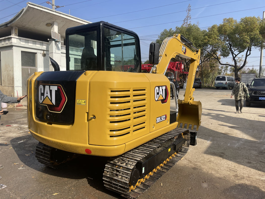 5 ton bekas excavator CAT305.5E dengan harga murah dijual di Cina Shanghai
