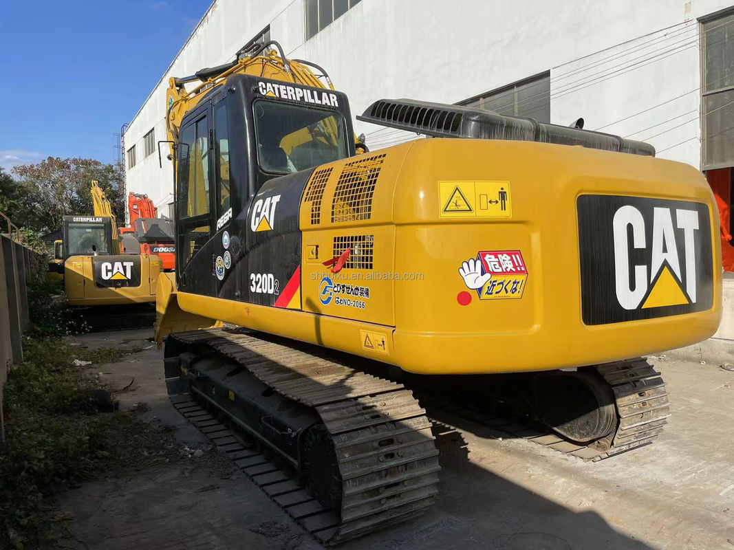 warna kuning asli cat320d bekas excavator cat320d dijual dengan harga murah