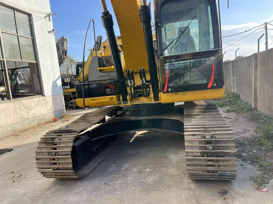 warna kuning asli cat320d bekas excavator cat320d dijual dengan harga murah