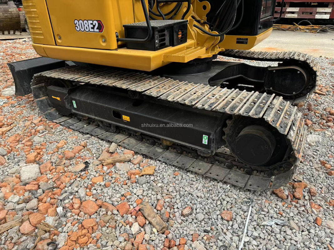 warna kuning mesin bertenaga tinggi digunakan cat308e excavator digunakan kucing tangan kedua cat308e