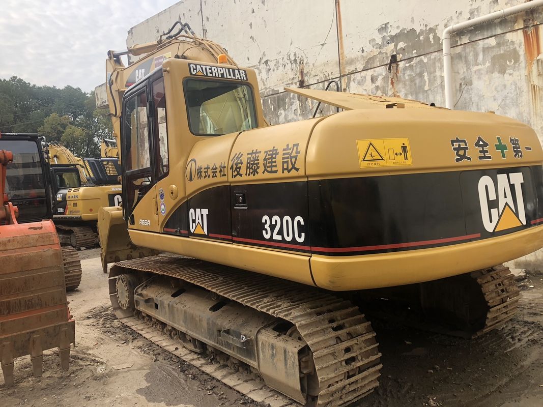 cat asli digunakan excavator cat 320d di cina shanghai tangan kedua cat 320d untuk dijual