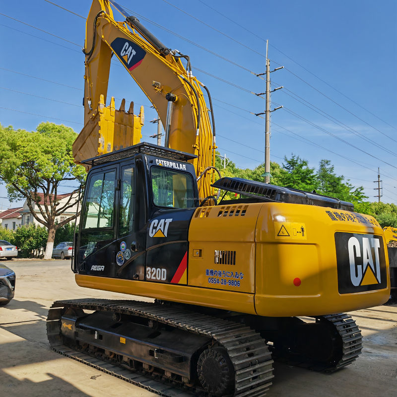 20ton bekas excavator cat320d/second hand berkualitas tinggi crawler excavator cat320d dengan jam kerja yang rendah untuk dijual