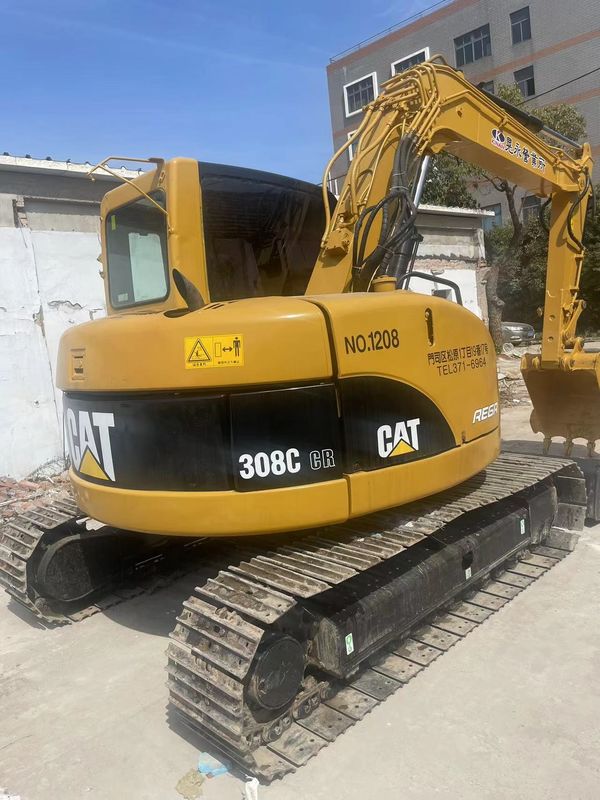 8 Ton Digunakan Crawler Excavator CAT 308C tangan kedua CAT 308C DENGAN COLOR ORIGINAL Harga Murah CAT 308C untuk dijual