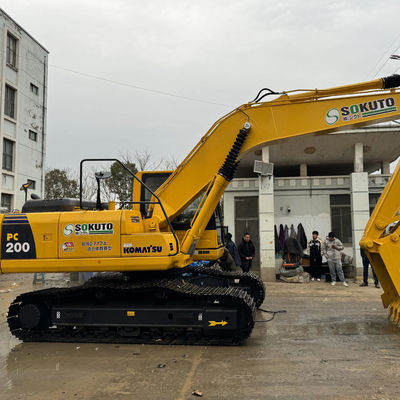 20 Ton Original Warna Digunakan Excavator Digunakan Komatsu PC200 Konstruksi Excavator